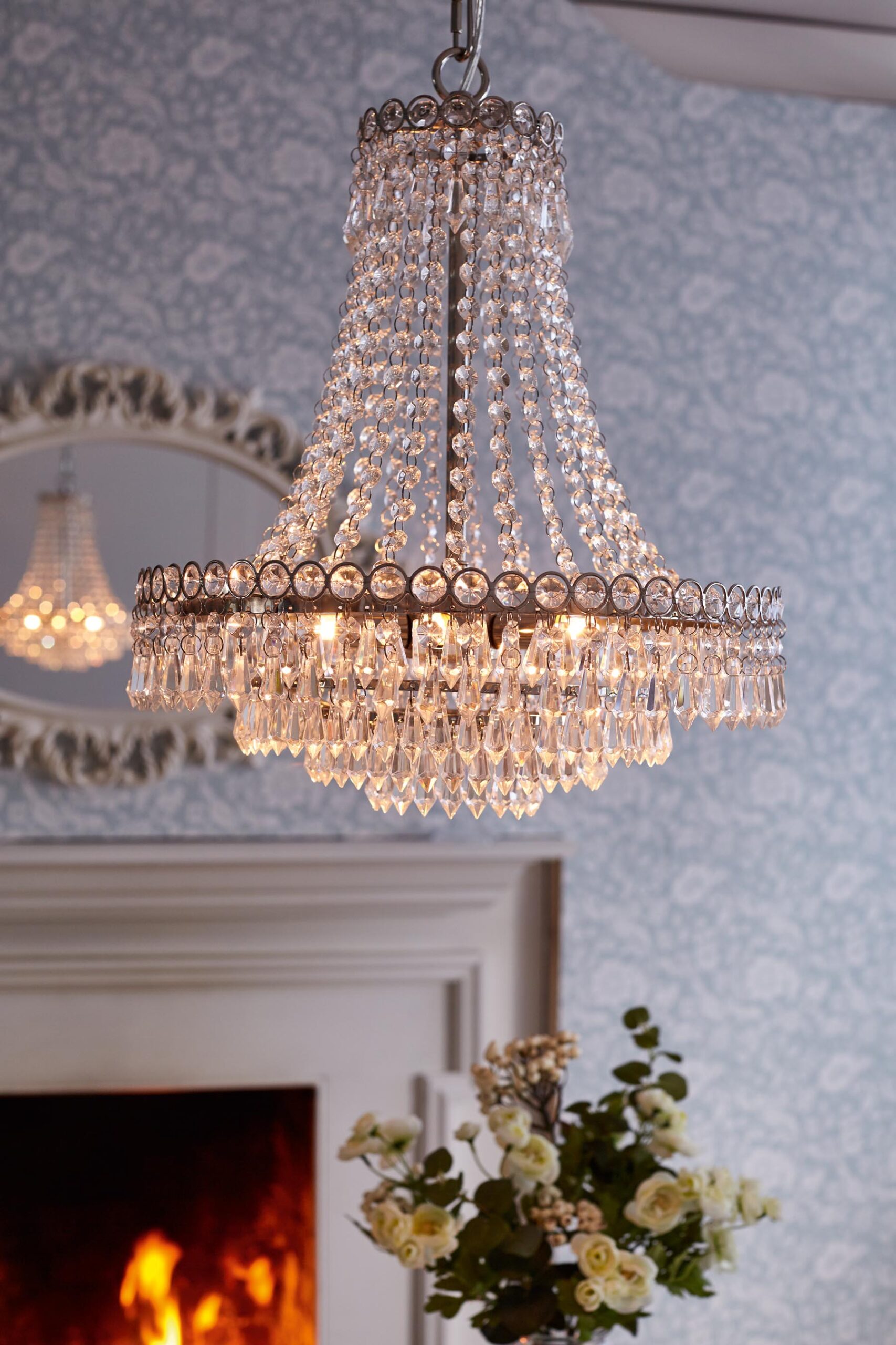 Laura ashley deals crystal ceiling light